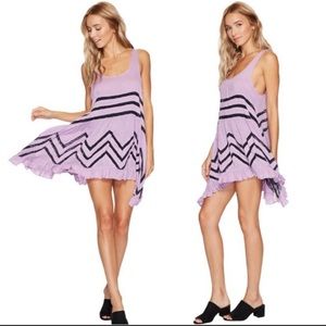 SOLD Free People Voile and Lace Slip Dress Lilac